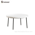 Modern Small Round Coffee Table Side Table